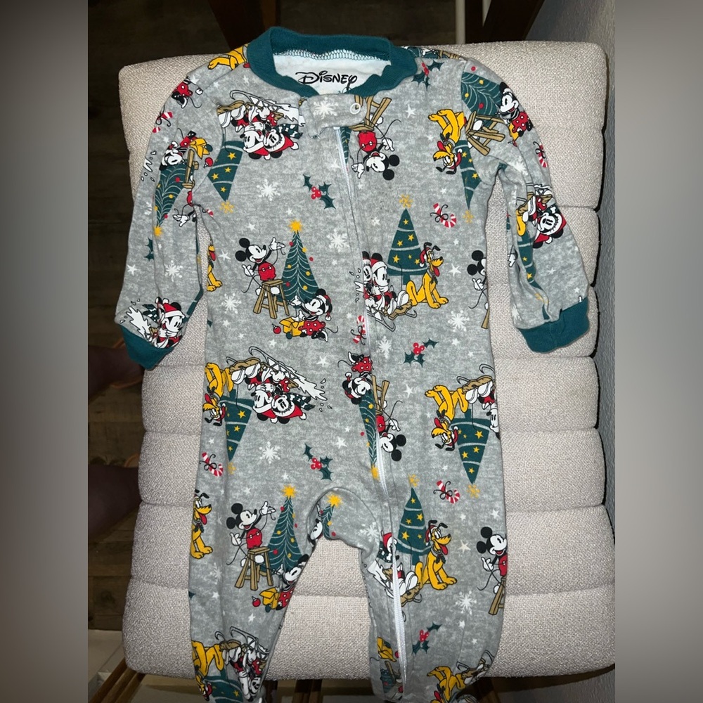 Disney Kids One Piece Pajama - Gray